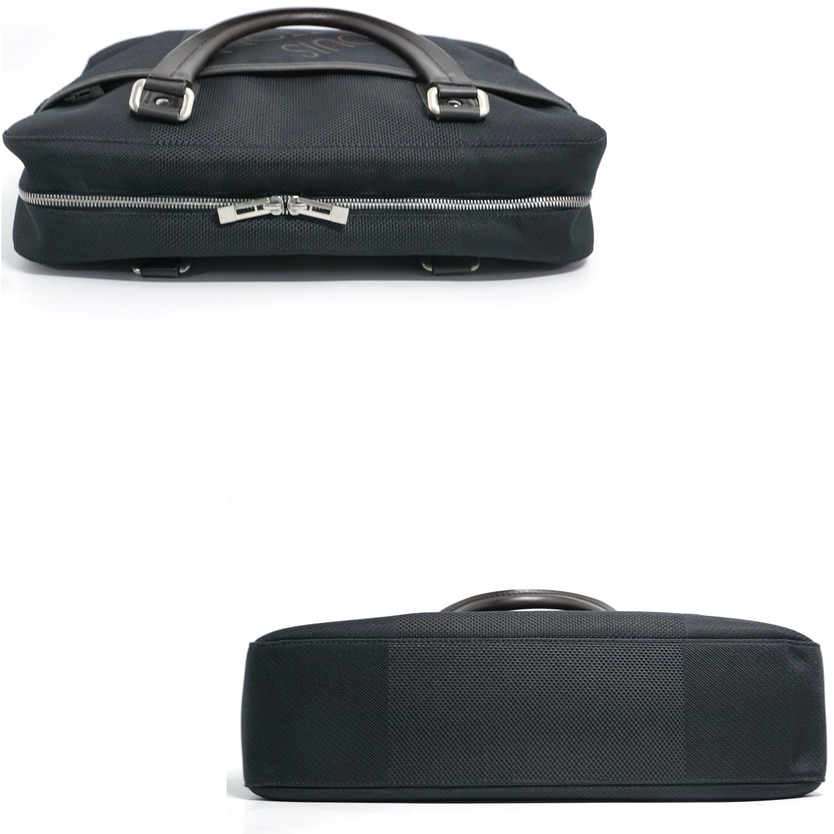 【新品同様】Louis Vuitton ダミエジェアン ヤック ショルダーバッグ 鞄 ノワール 黒 DAMIERGEANT メンズレディース ジュアン 廃盤 M93082_画像4