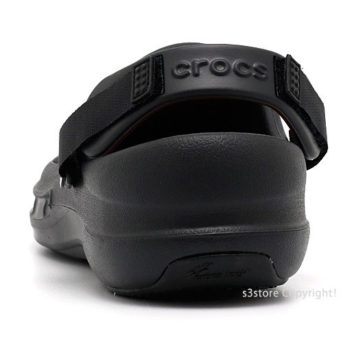 1円～ crocs bistro pro literide clog Blk M7(25.0cm) クロックス ビストロ クロッグ サンダル ワーク 業務 仕事 [同梱不可]_画像5