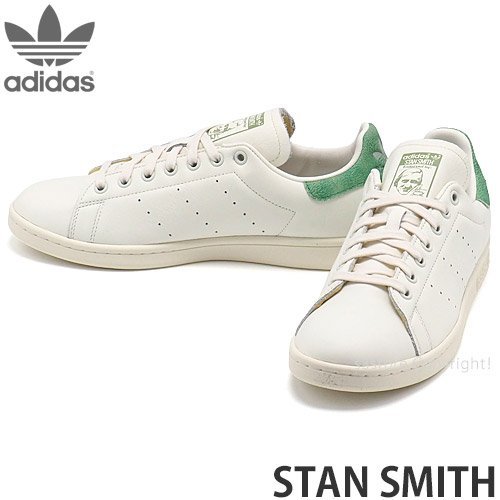 1円～ Adidas Originals STAN SMITH CORE WHT/OFF WHT/COAT GRN 24.0cm アディダス オリジナルス シューズ スニーカー 靴 [同梱不可]_画像1