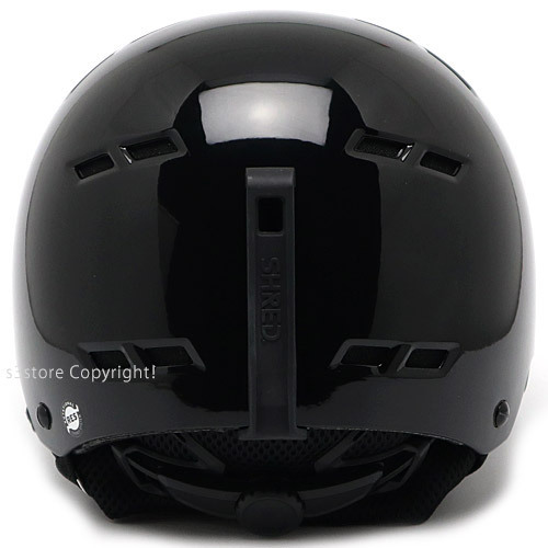 1円～ 21-22 SHRED TOTALITY BLACK M (55-59cm) シュレッド スノーボード ヘルメット プロテクター スキー [同梱不可]_画像3