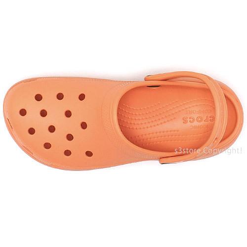 1円～ CROCS CLASSIC PLATFORM CLOG W Papaya W9(25.0cm) クロックス クロッグ ウィメン アウトドア 海 サンダル 靴 サポ [同梱不可]_画像3