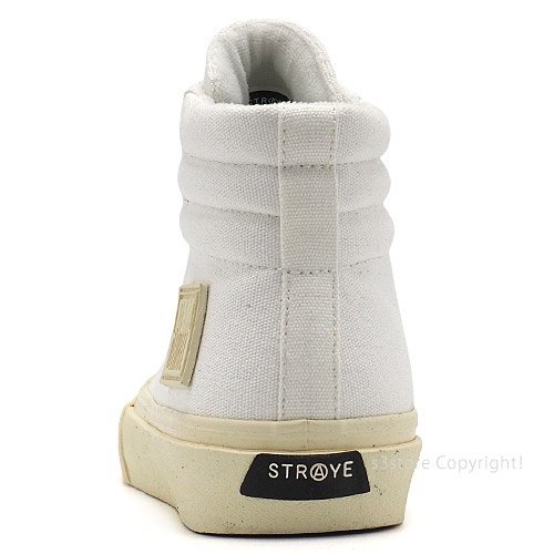 1円～ STRAYE VENICE Cream Vanilla 27.0cm ストレイ スニーカー シューズ 靴 スケシュー スケートボード ハイカット [同梱不可]_画像5