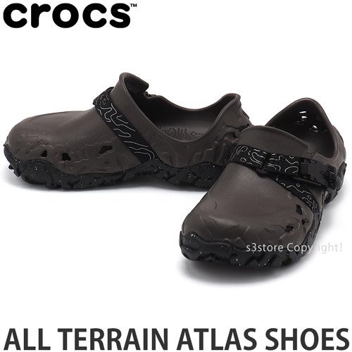 1円～ CROCS ALL TERRAIN ATLAS ESPRESSO / BLACK 24.0cm クロックス クロッグ サンダル アウトドア ユニセックス [同梱不可]_画像1