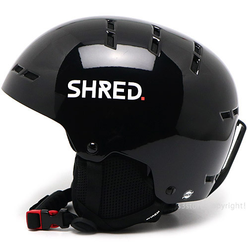 1円～ 21-22 SHRED TOTALITY BLACK L (59-63cm) シュレッド スノーボード ヘルメット プロテクター スキー [同梱不可]_画像4
