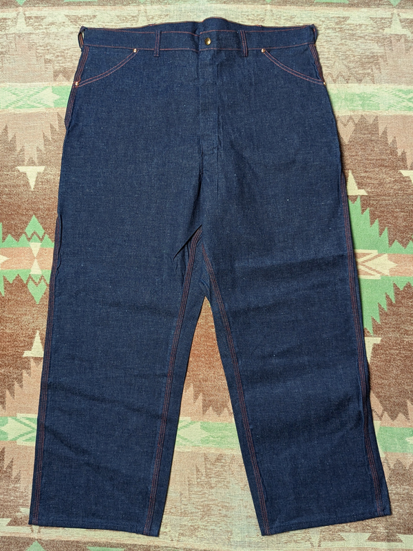ビッグヤンク 【BIG YANK】 50s Denim Work Pants / 50年代 デニム ワーク パンツ W42L30 ペインター デッドストック ビンテージ 40s60s_画像2
