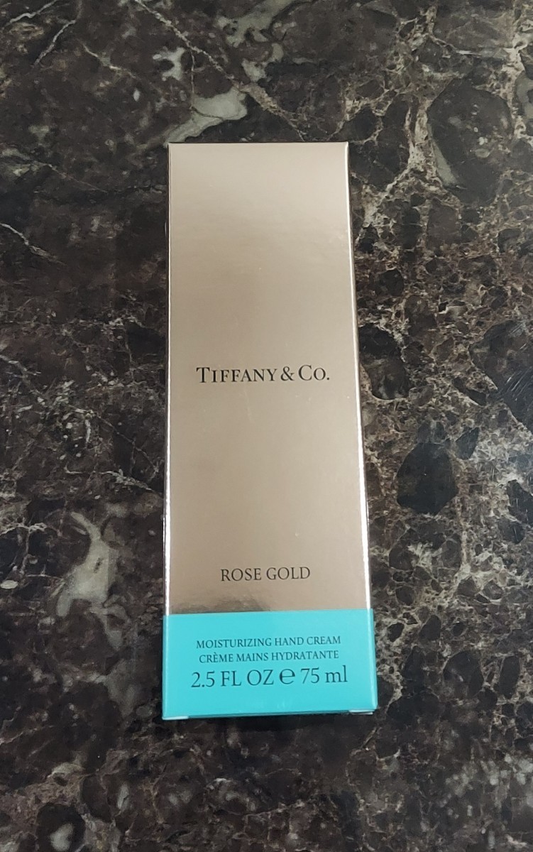 クリスマスプレゼントに。新品　Tiffany & Co　ローズ　ゴールド　ハンドクリーム　75ml_画像1