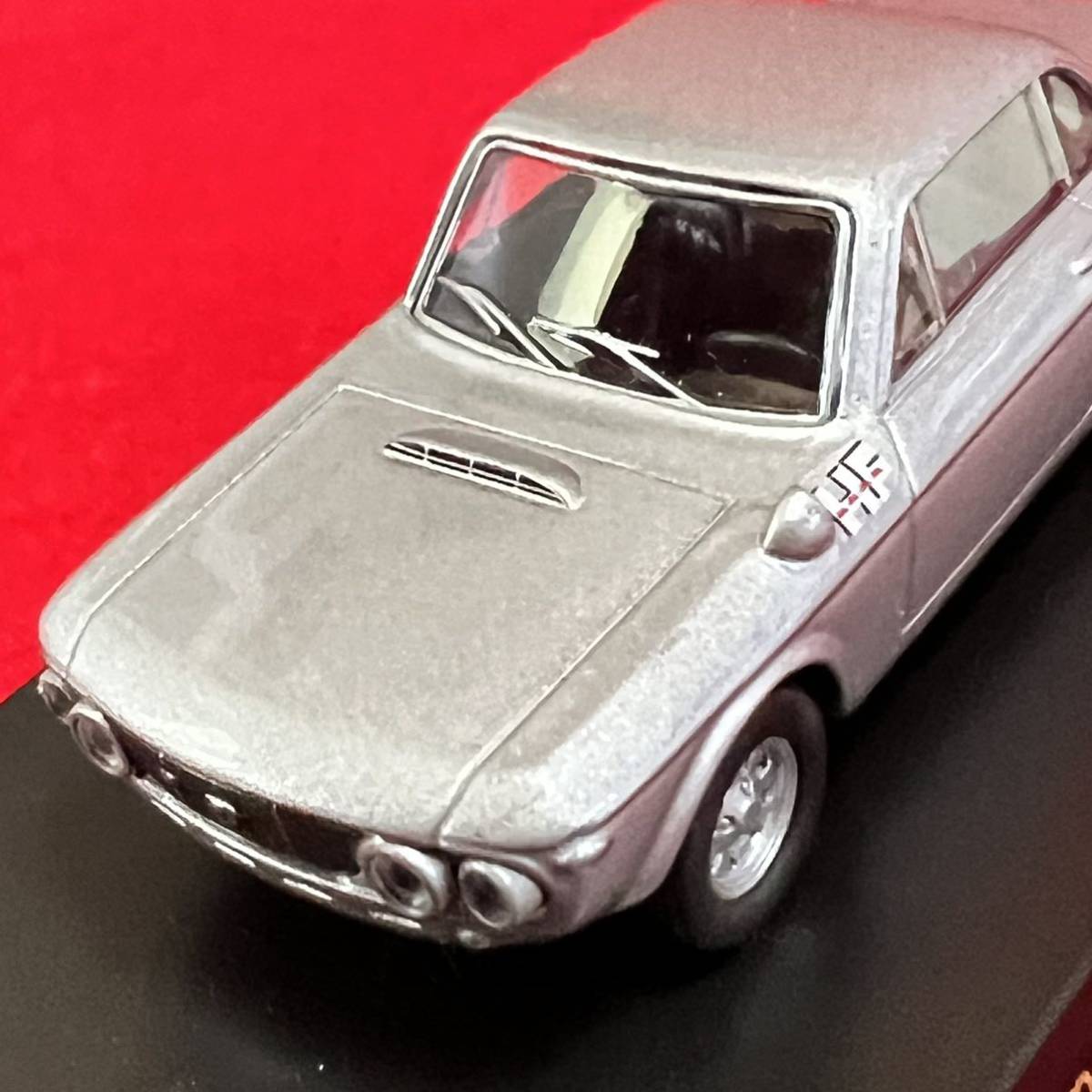 京商 1/64 Lancia Fulvia HF 1.6 silver ランチャー フルビア クーペ HF 1.6 シルバー_画像1