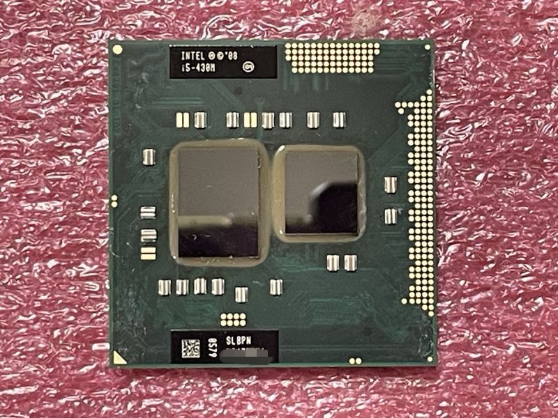 #1323 Intel Core i5 i5-430M SLBPN (2.26GHz/ 3M/ Socket G1) 保証付_画像1