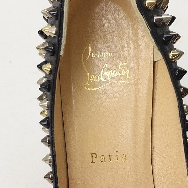 ◇Christian Louboutin クリスチャン ルブタン レザー スタッズ ◇Christian Louboutin クリスチャン ルブタン レザー スタッズ