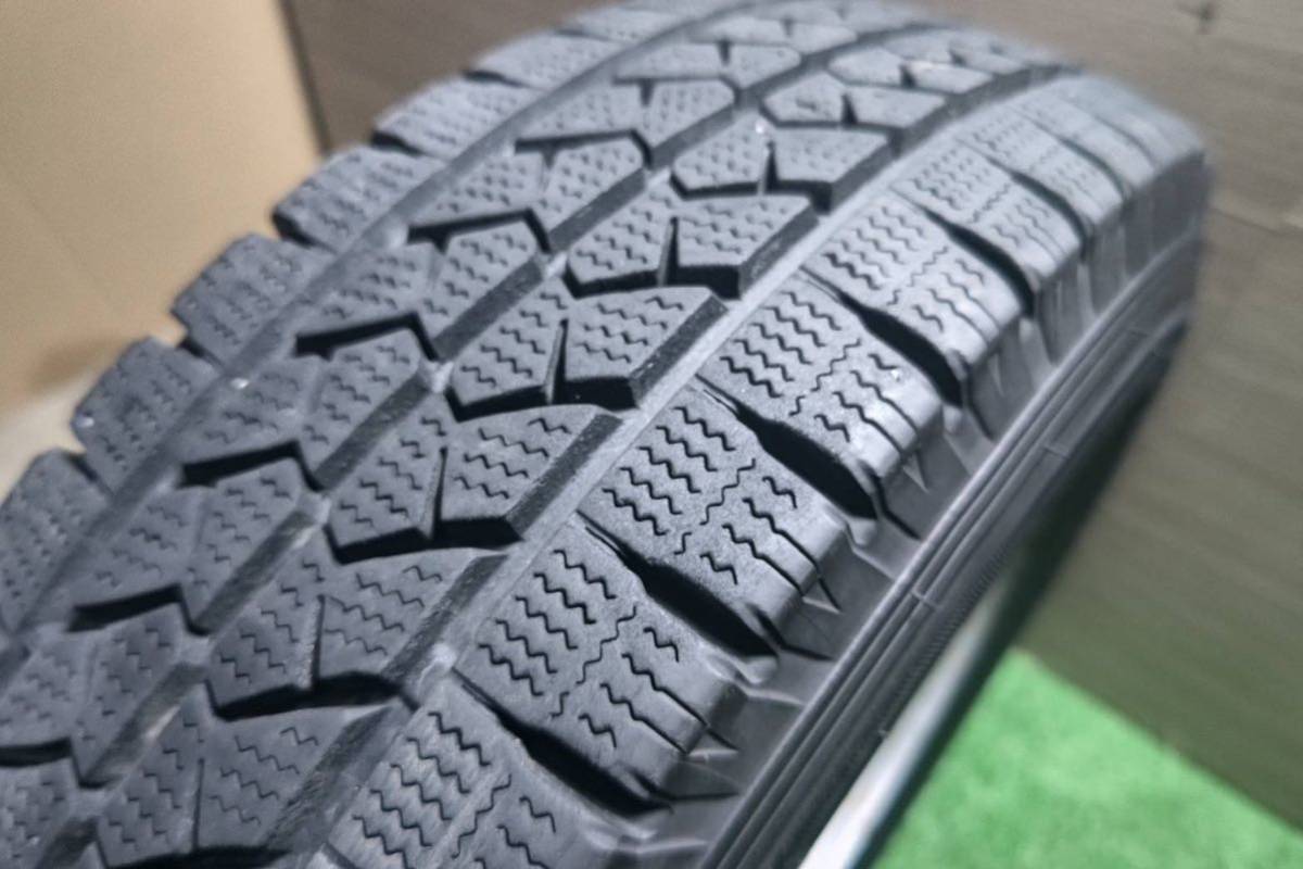 スチールホイールセット BRIDGESTONE BLIZZAK VL1 195R14 8PR バリ溝 スタッドレスセット TOPY 139.7 A174の画像4