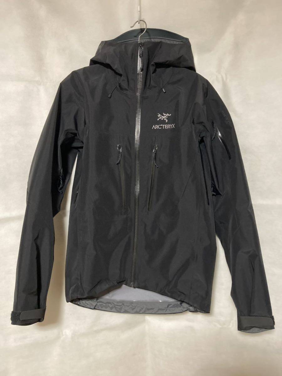 新しい 送料無料 ARC'TERYX カナダ製 XS BLK ブラック GORE-TEX