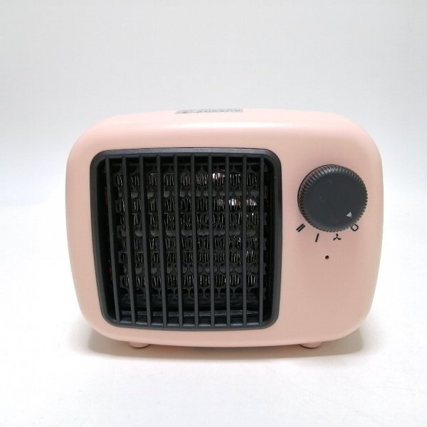 PTC-HEATER 電気ヒーター HT-001 ピンク【PSEマークあり】 77 00279_画像2