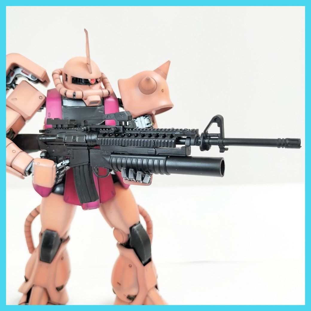 アサルトライフル　 M16A4　プラモデル　未組立　武器　ガンプラ　ガンダム　アクションフィギュア　ミリタリー模型