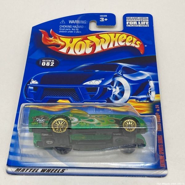 【未開封/送料230円】Hot Wheels 2001 No.82 DOUBLE VISION ホットウィール ダブルビジョン ダブルヴィジョン グリーン HTW2205-8 2/3_画像5