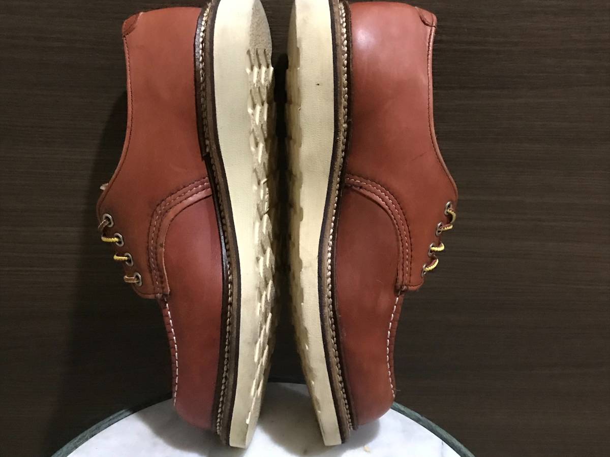 数回履き美品 RED WING 12年製 レッドウィング 8103 オックスフォード 赤茶 オロラセット モックトゥ ローカット_画像4