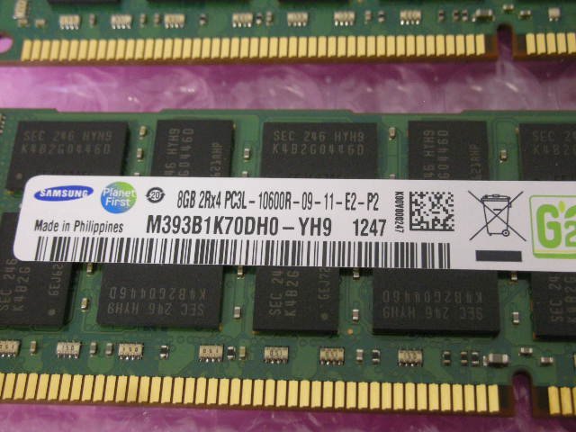 SAMSUNG PC3L-12800R 8GB x 8枚 Set 計 64GB Reg_画像3