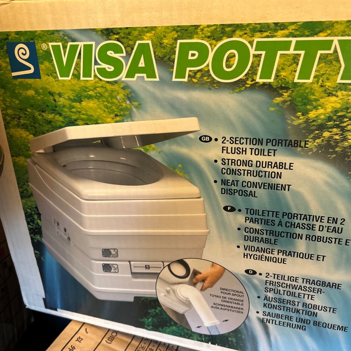 VISA POTTY new goods unused camper etc.. toilet 