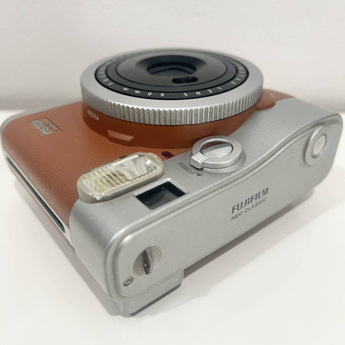 【１円〜】FUJIFILM 富士フイルム instax mini 90 ブラウン 通電動作確認済み インスタントカメラ フィルムカメラ ネオクラシック_画像5