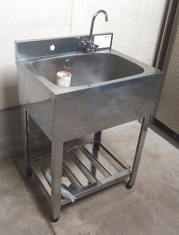 ☆中古 業務用 アズマ AZUMA ステンレス製 1槽シンク 流し台 ☆中古 業務用 アズマ AZUMA ステンレス製 1槽シンク 流し台