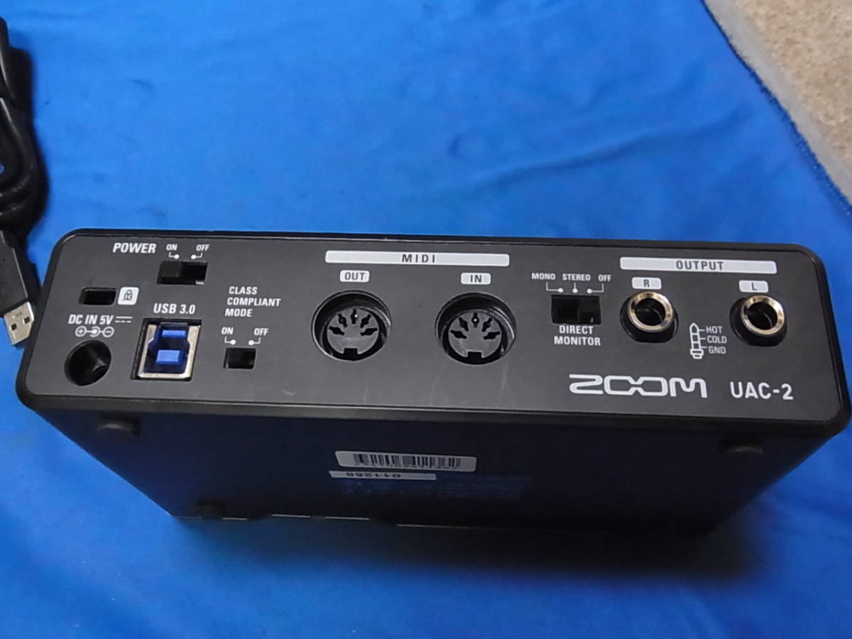 ZOOM UAC-2 オーディオインターフェイス USB3.0_画像6