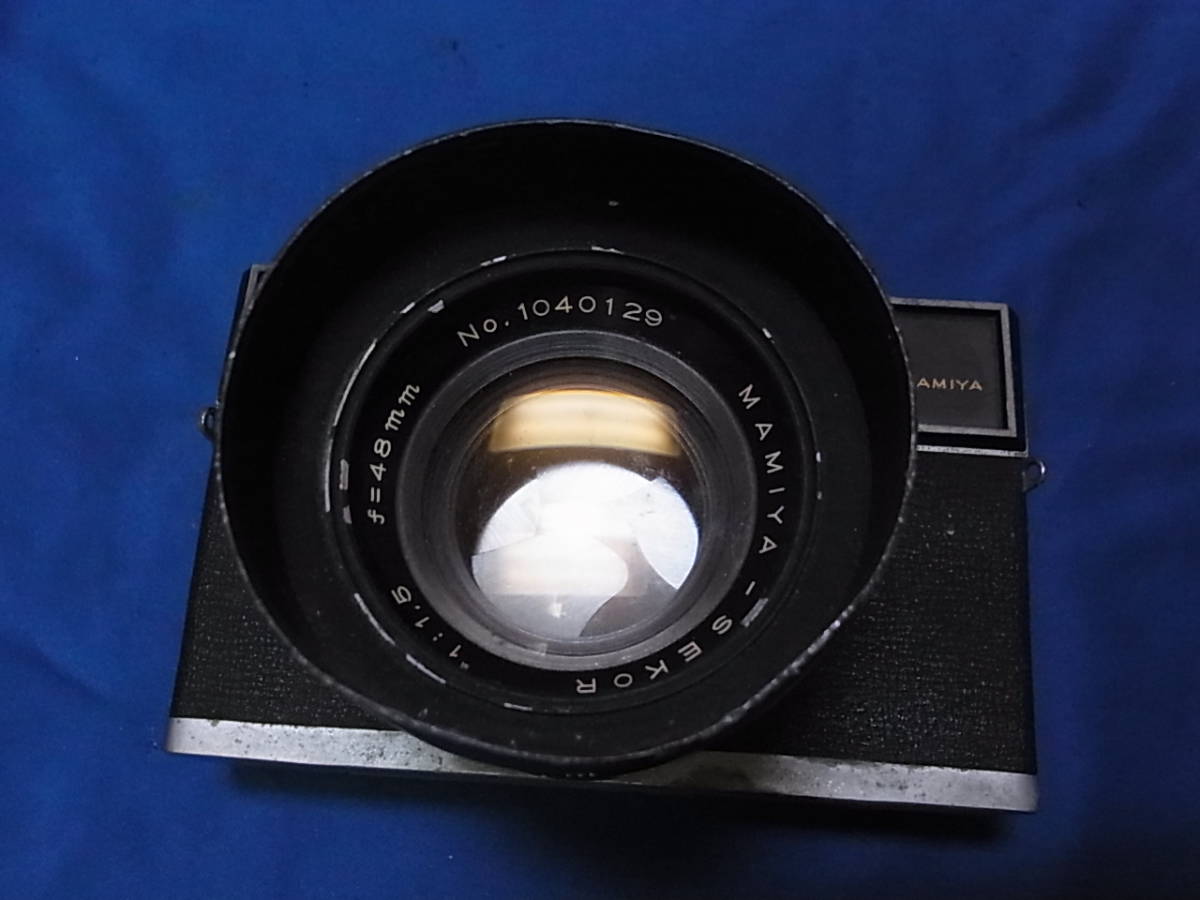 MAMIYA Super Deluxe 48mm F1.5 フィルムカメラ ジャンク品 _画像2