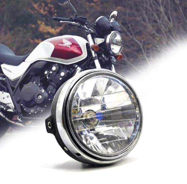 マルチリフレクター バイクヘッドライト led h4 180 本体 汎用 社外 カブ CB400SF XJR 400 RZ ホンダ ヤマハ 純正タイプ カスタム 013_画像7