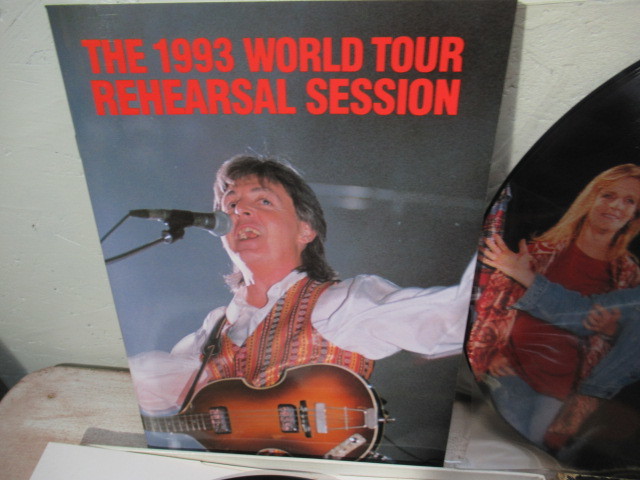 ポールマッカートニー THE 1993 WORLD TOUR REHEARSAL SESSION 限定BOX 写真集 レコード_画像4