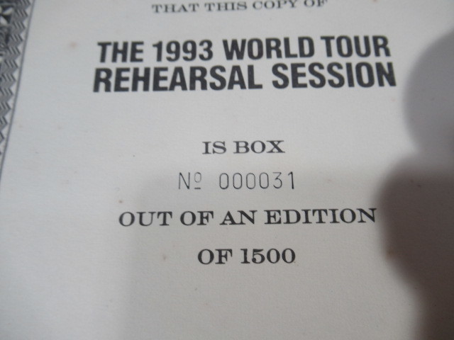 ポールマッカートニー THE 1993 WORLD TOUR REHEARSAL SESSION 限定BOX 写真集 レコード_画像6