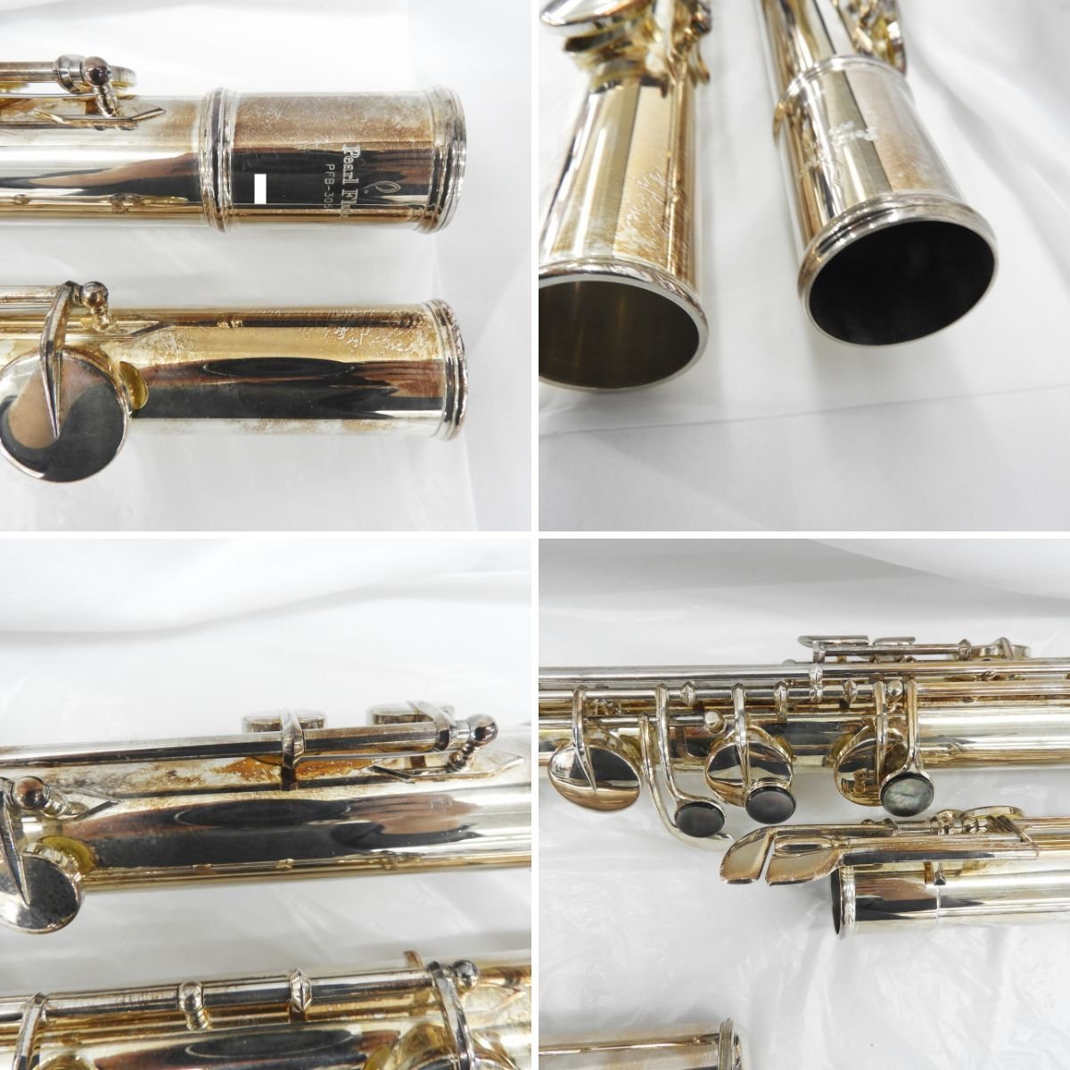 【中古品】Pearl Flute パールフルート バスフルート PFB-305E ケース付き 838174035 1211_画像3