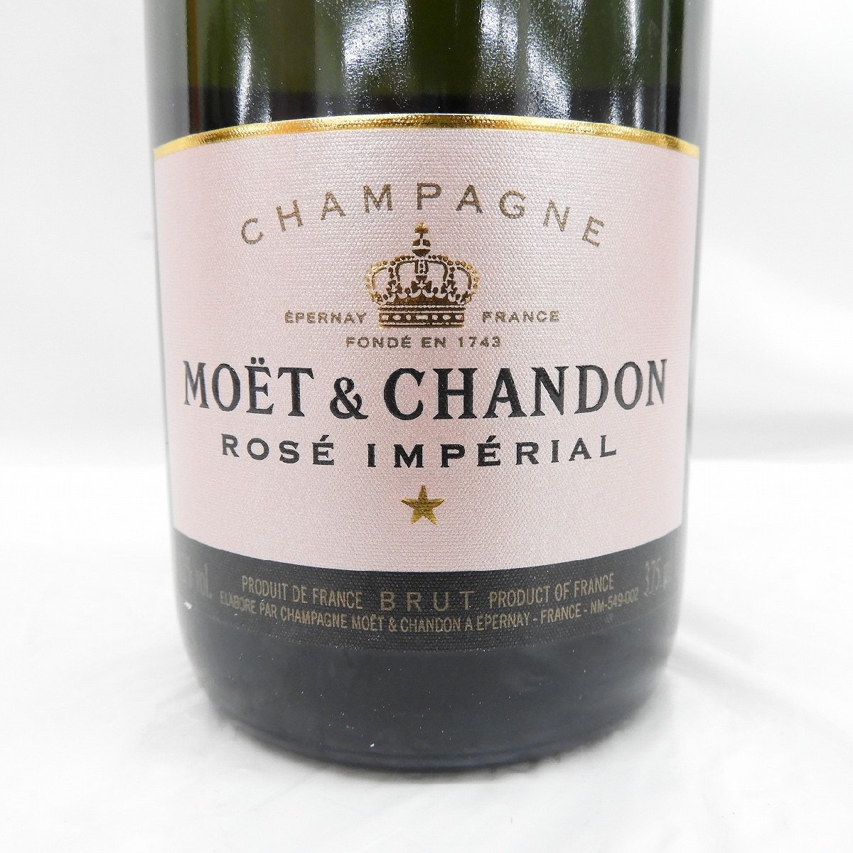 【未開栓】MOET&CHANDON モエ・エ・シャンドン ロゼ ハーフボトル シャンパン 375ml 12% 箱付 11440696 1212_画像3