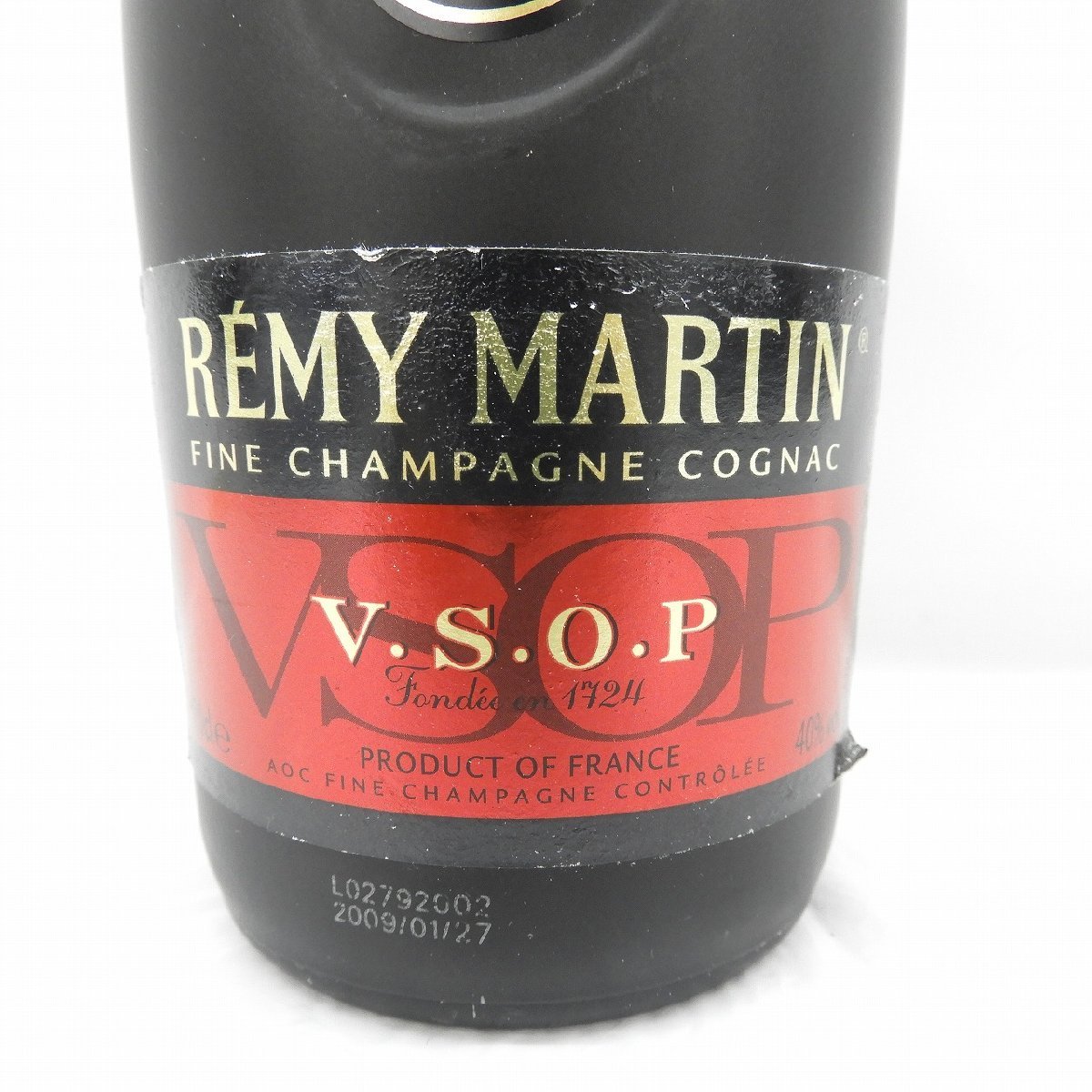 1円～【未開栓】REMY MARTIN レミーマルタン VSOP ファインシャンパーニュ 赤ラベル ブランデー 700ml 40% 11446453 1213_画像2