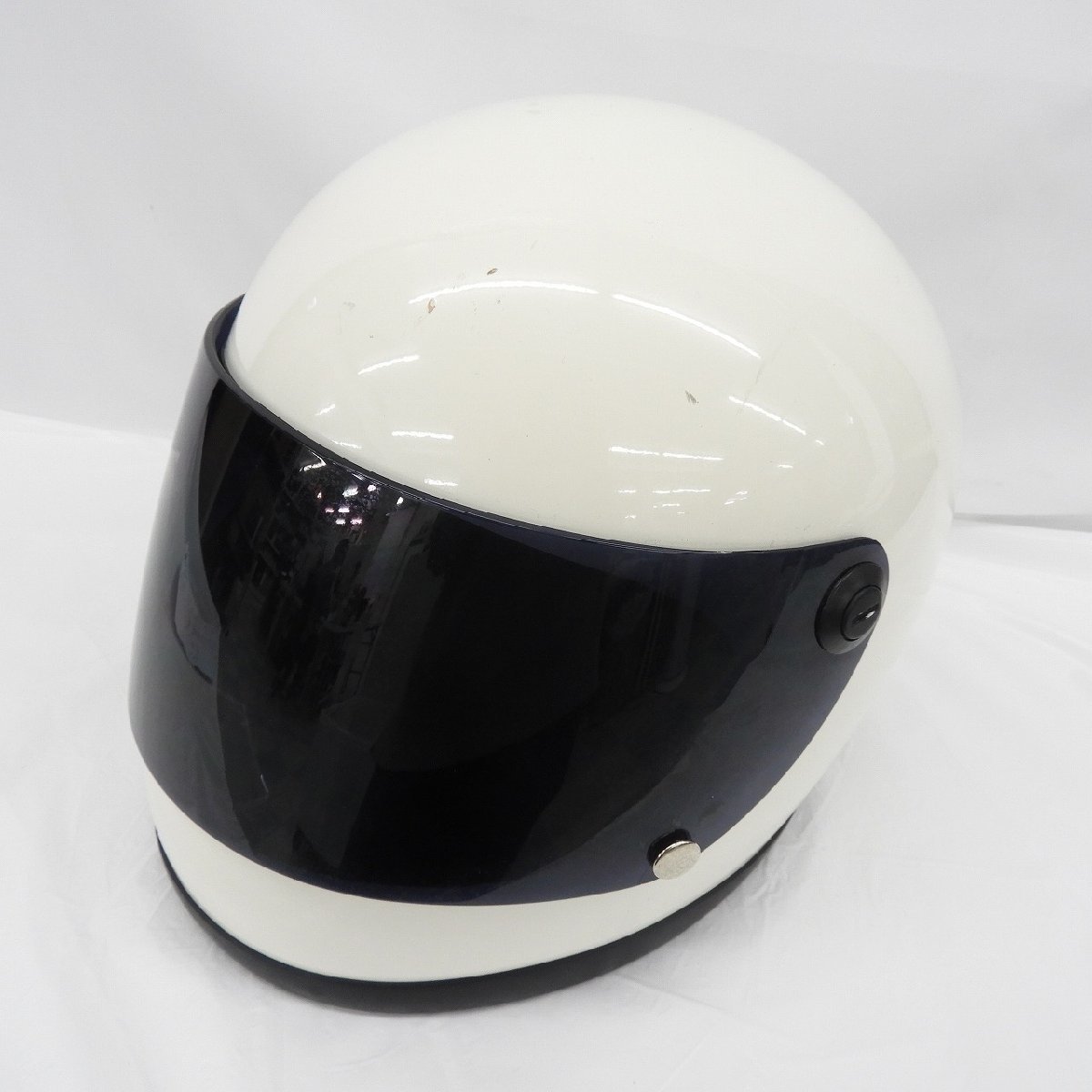 1円～【中古品】LEAD フルフェイスヘルメット RX-100R ホワイト サイズ：フリー(57-60cm) 875107088 1218_画像1