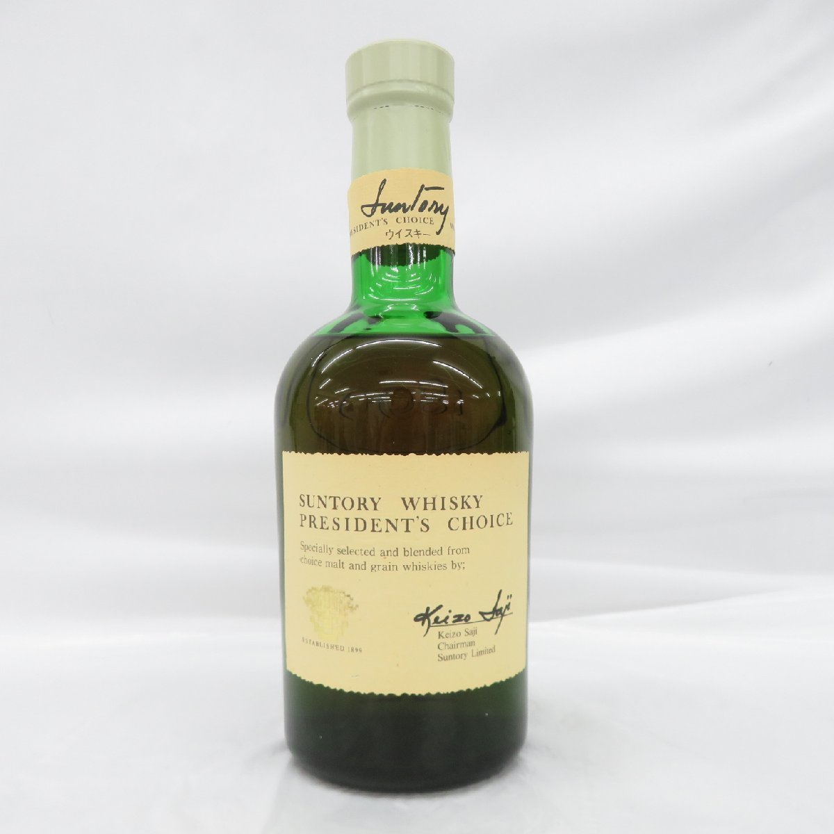 【未開栓】SUNTORY サントリー プレジデントチョイス 佐治敬三 ウイスキー 760ml 43% 箱付 11457215 1219_画像2