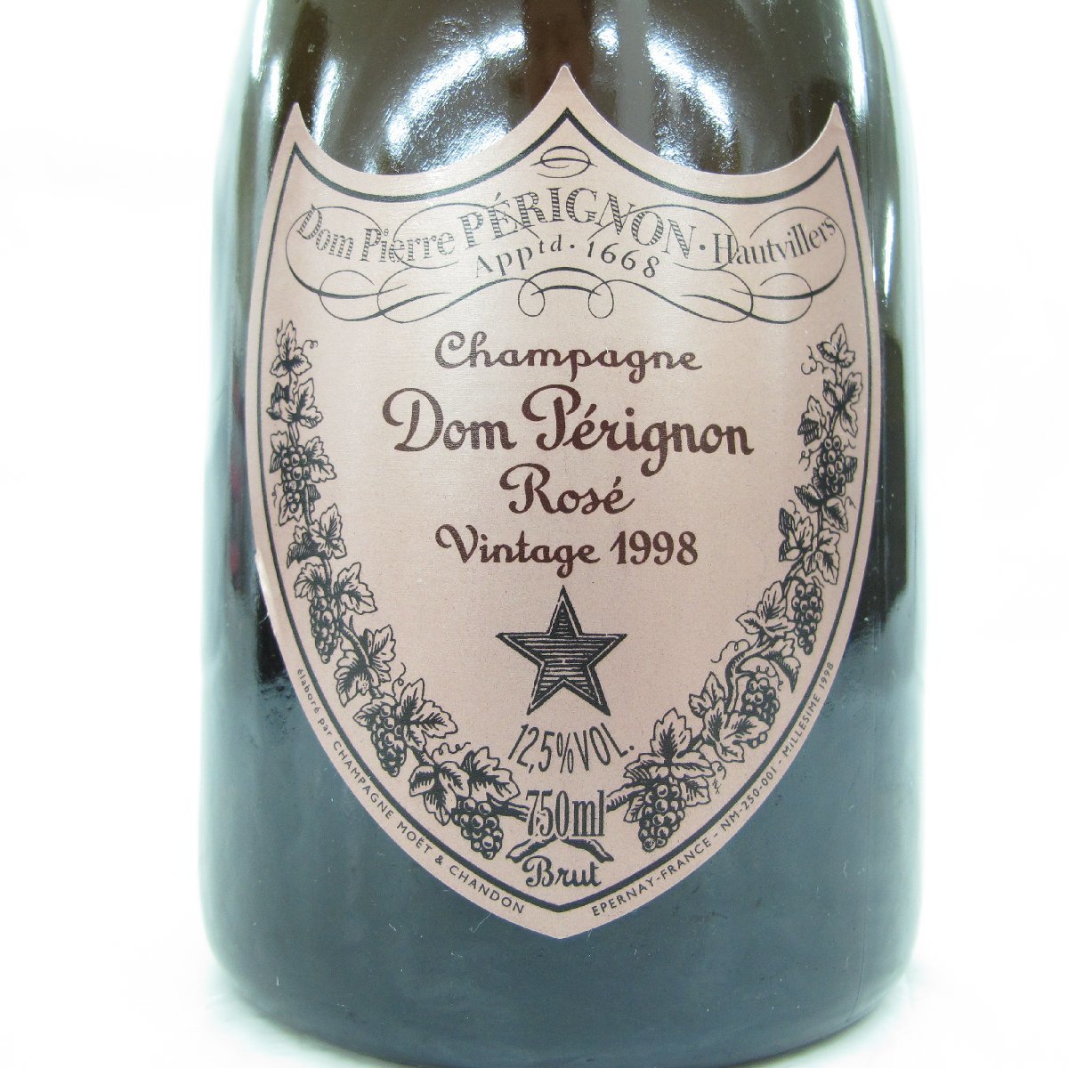 1円～【未開栓】Dom Perignon ドンペリニヨン ロゼ 1998 シャンパン 750ml 12.5% 箱/冊子付 ※液面低下あり 11458351 1222_画像3