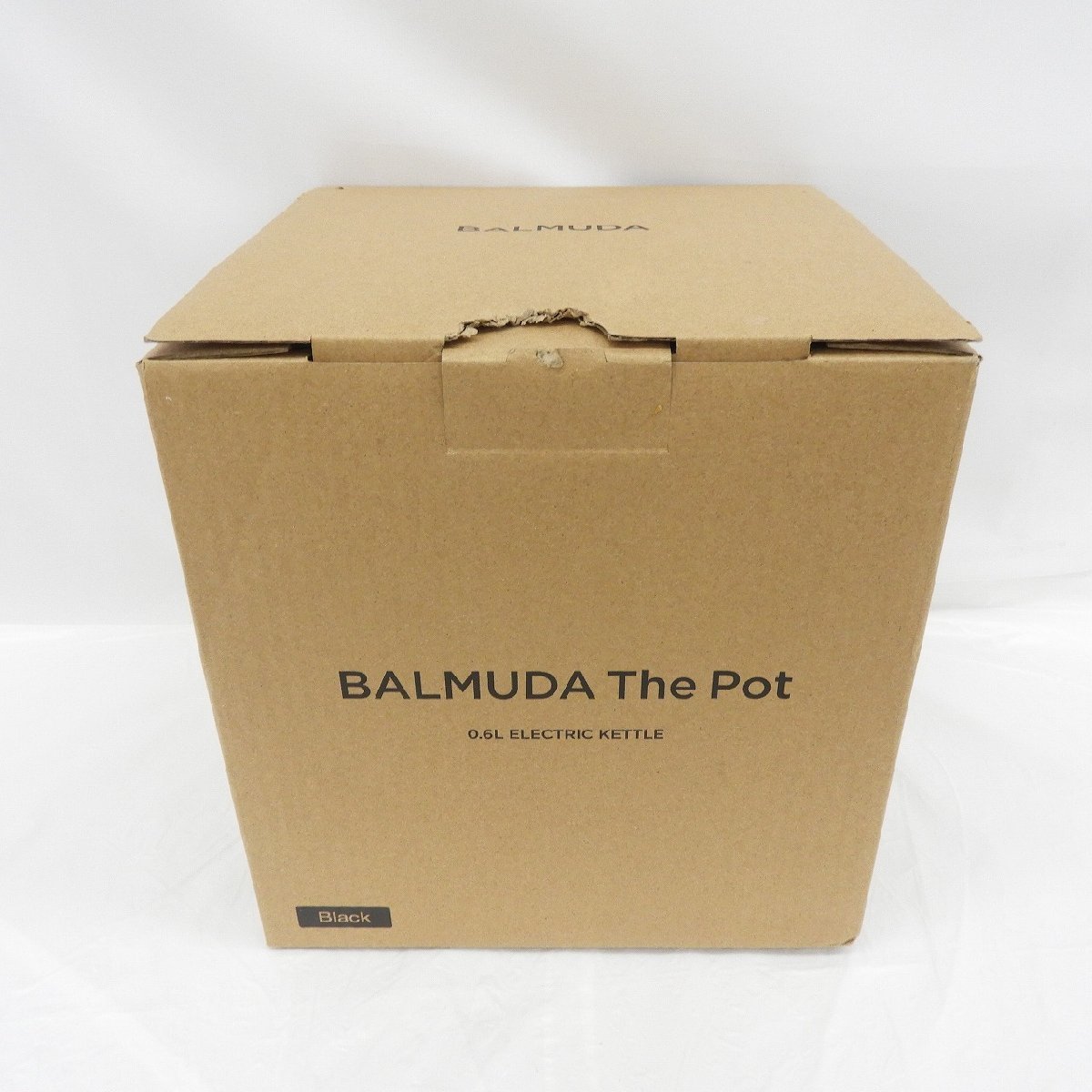 【開封済/未使用品】BALMUDA バルミューダ 電気ケトル The Pot K07A-BK ブラック ※箱ダメージ有 11453939 1223_画像2