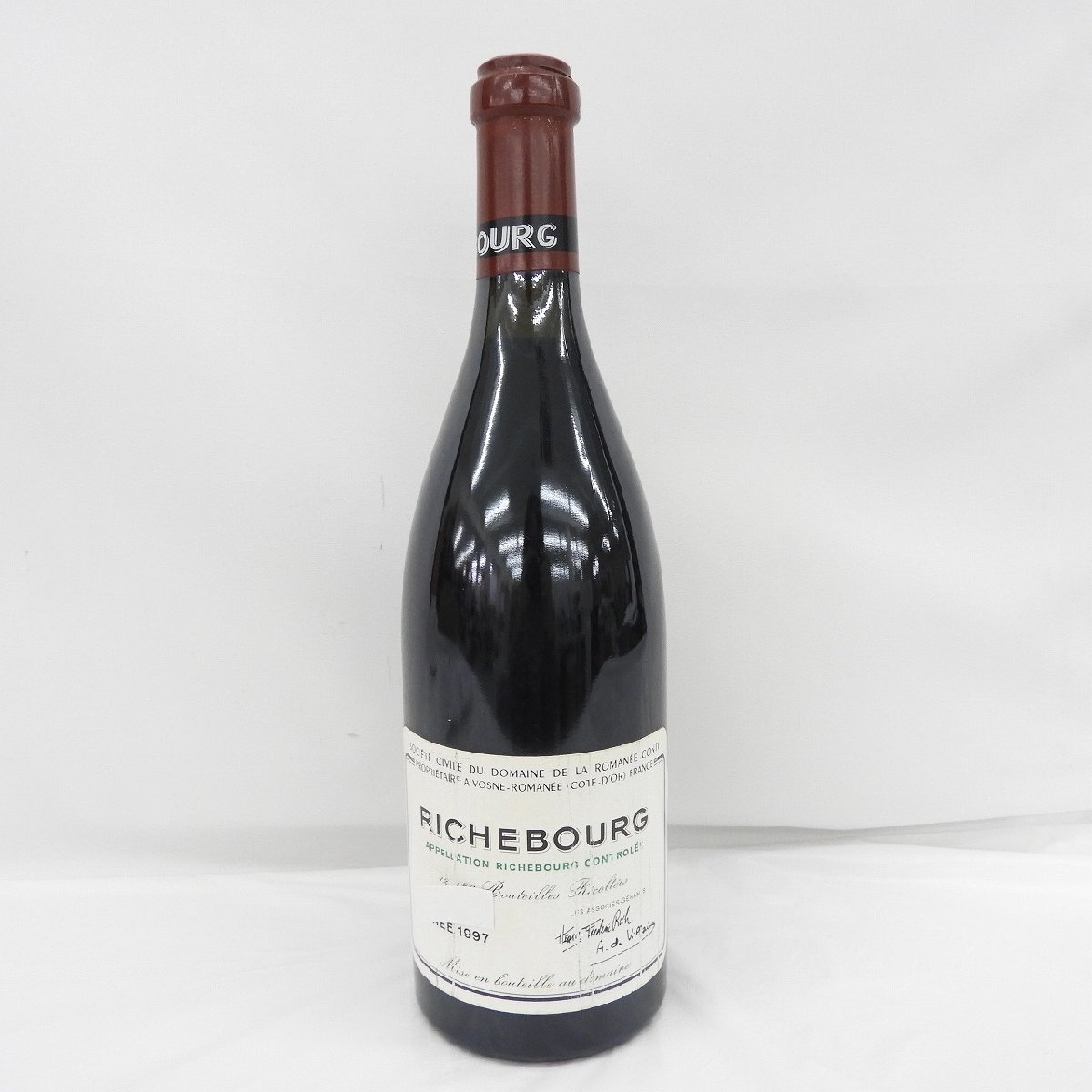 【未開栓】DRC ドメーヌ・ド・ラ・ロマネコンティ Richebourg リシュブール 1997 赤 ワイン 750ml 13% 11453108 1224_画像1