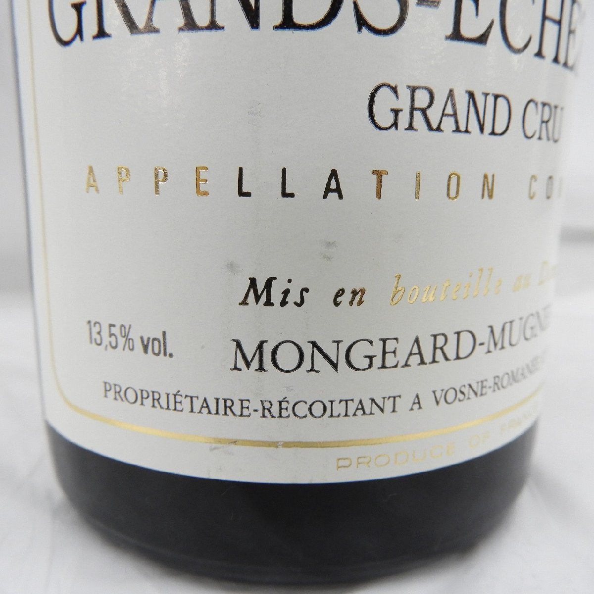 【未開栓】Mongeard Mugneret モンジャール ミュニュレ グラン エシェゾー グランクリュ 1993 赤 ワイン 750ml 13.5% 11465474 0105_画像5