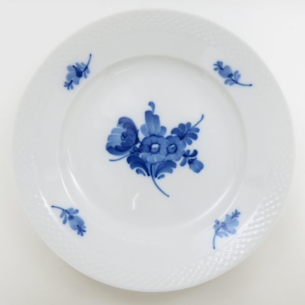 ロイヤルコペンハーゲン プレート■ブルーフラワー プレイン ディナープレート Royal Copenhagen 大皿 25.5cm 洋食器 6枚セット 1級品 1_画像4