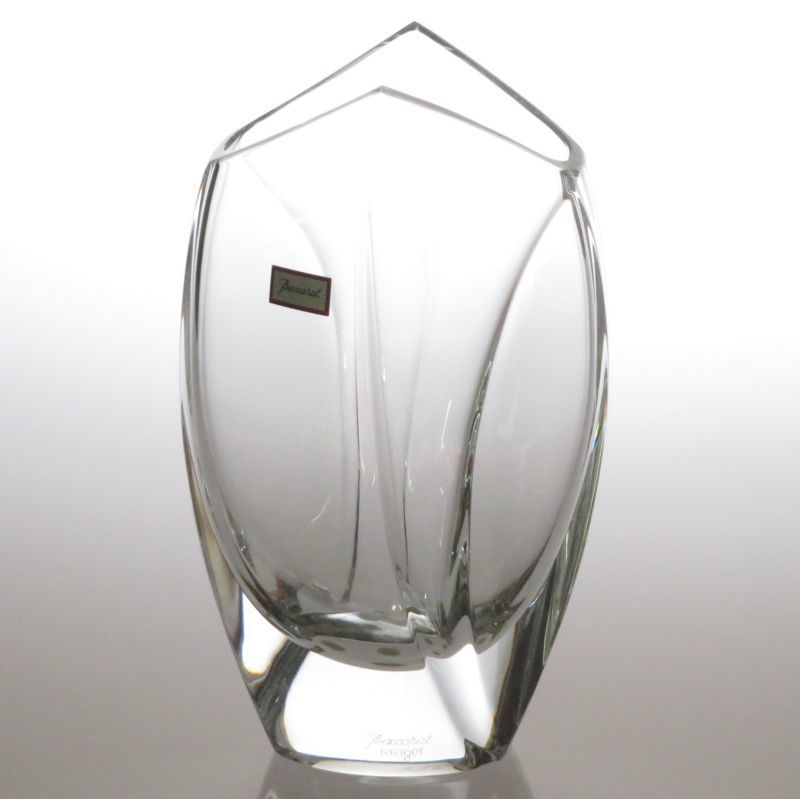 バカラ 花瓶 ● ジベルニー ベース ヴェース 17.5cm クリスタル Giverny