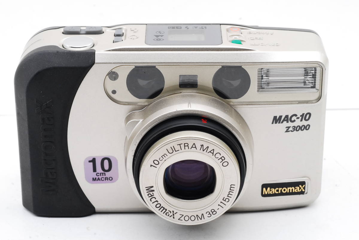 ★美品★ Macromax MAC-10 Z3000 38-115mm MACRO コンパクトカメラ 完動 キレイ ◆269_画像6