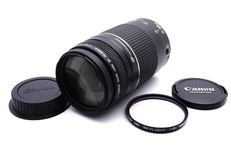 ☆美品☆ Canon EF 75-300mm F4-5.6 Ⅲ USM Lens キヤノン レンズ 完動