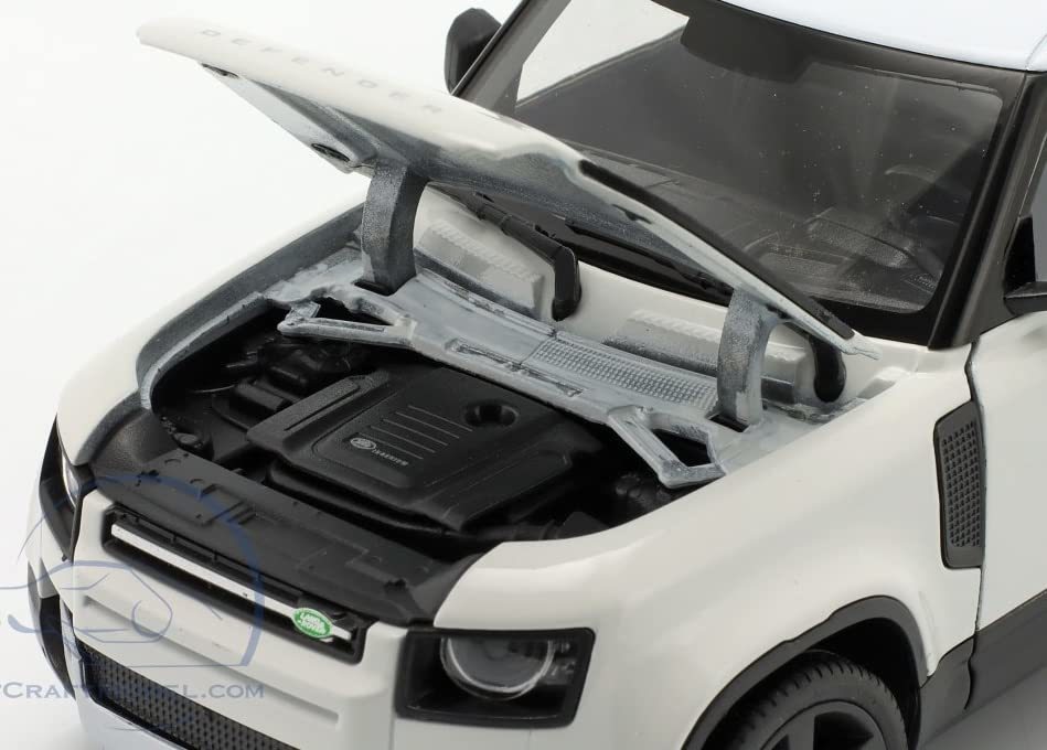 WELLY ランドローバー ディフェンダー ミニカー 1/24 Land Rover DEFENDER 2020年 ホワイト_画像5