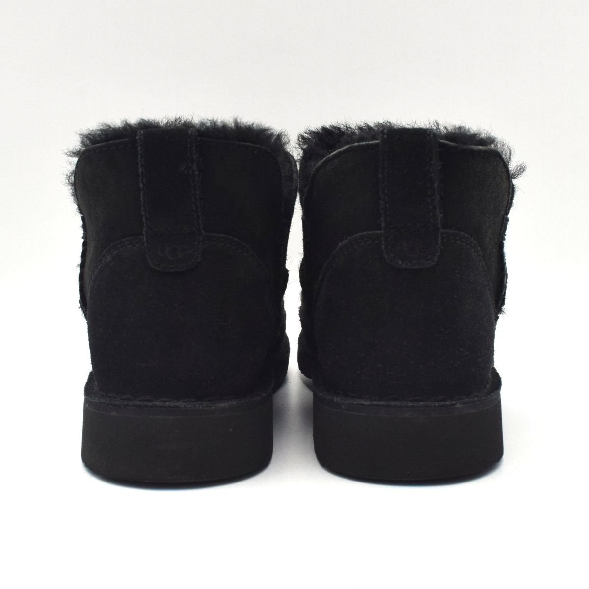 UGG アグ MELROSE メルローズ アンクル丈 ムートン ブーツ SIZE:23.5m 1103807 黒 [S207005]_画像3