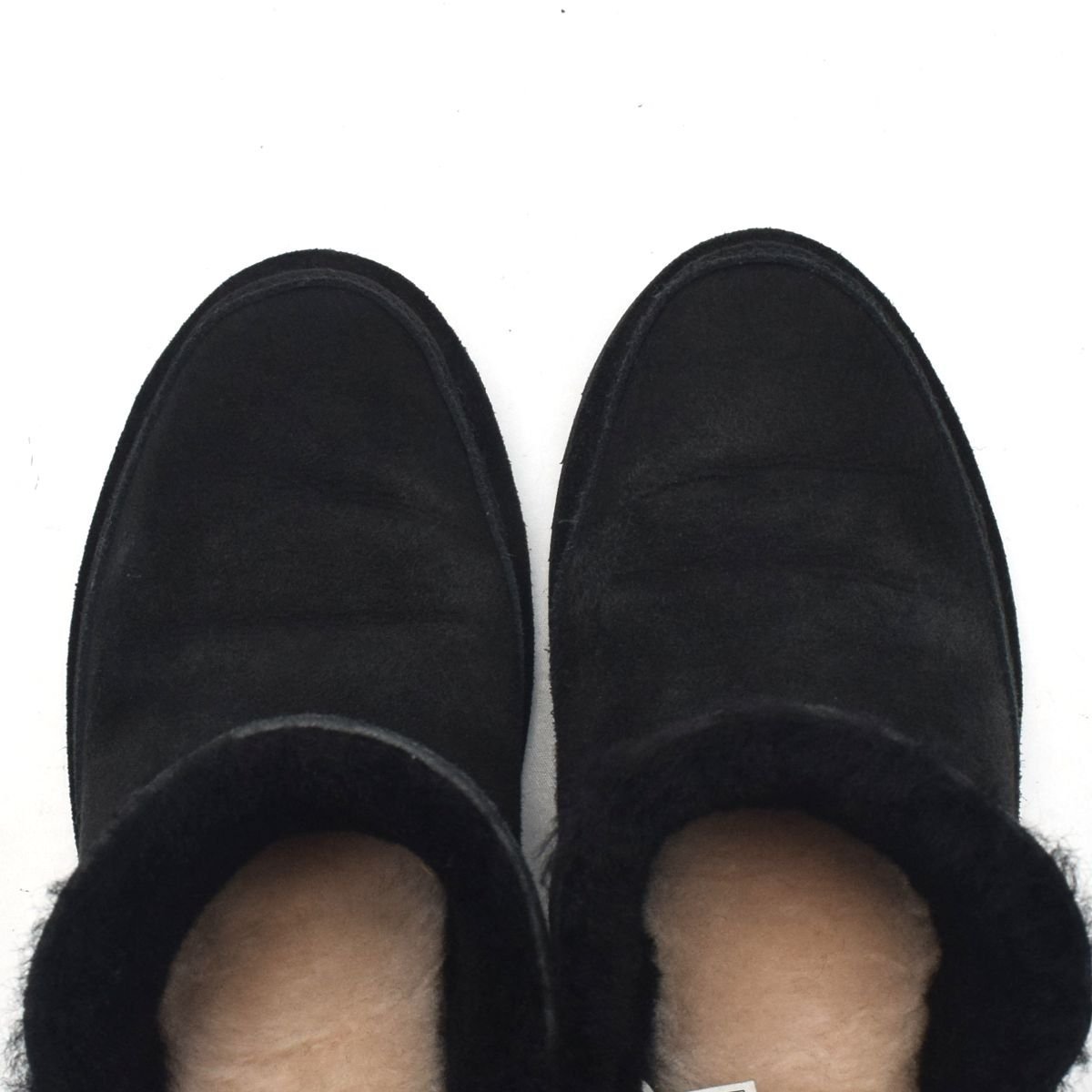 UGG アグ MELROSE メルローズ アンクル丈 ムートン ブーツ SIZE:23.5m 1103807 黒 [S207005]_画像4