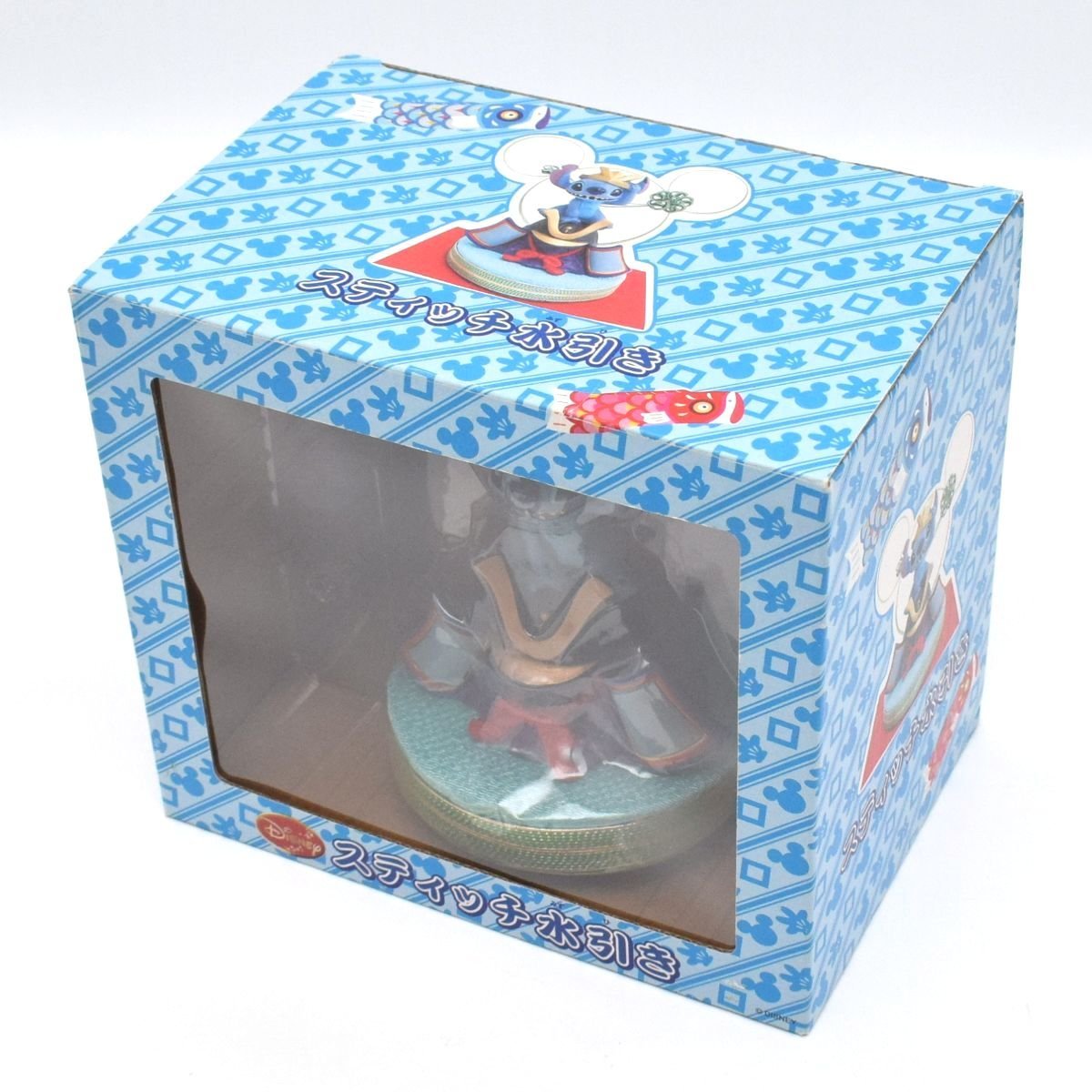 【レア】 Disney ディズニー スティッチ 水引き 五月人形 フィギア 置き物 吉徳 兜 かぶと [S207031]_画像10
