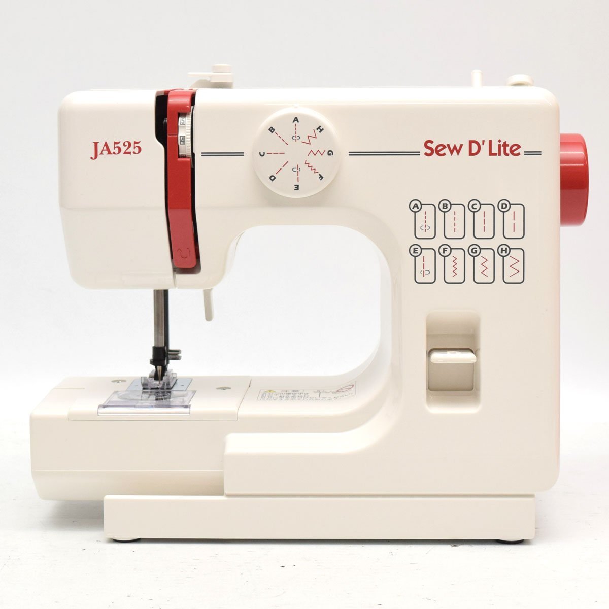 JANOME ジャノメ コンパクト電動ミシン sew D`Lite JA525 [S207046]_画像2