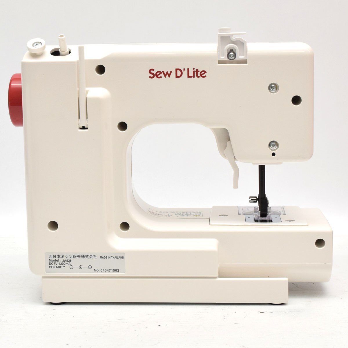 JANOME ジャノメ コンパクト電動ミシン sew D`Lite JA525 [S207046]_画像3