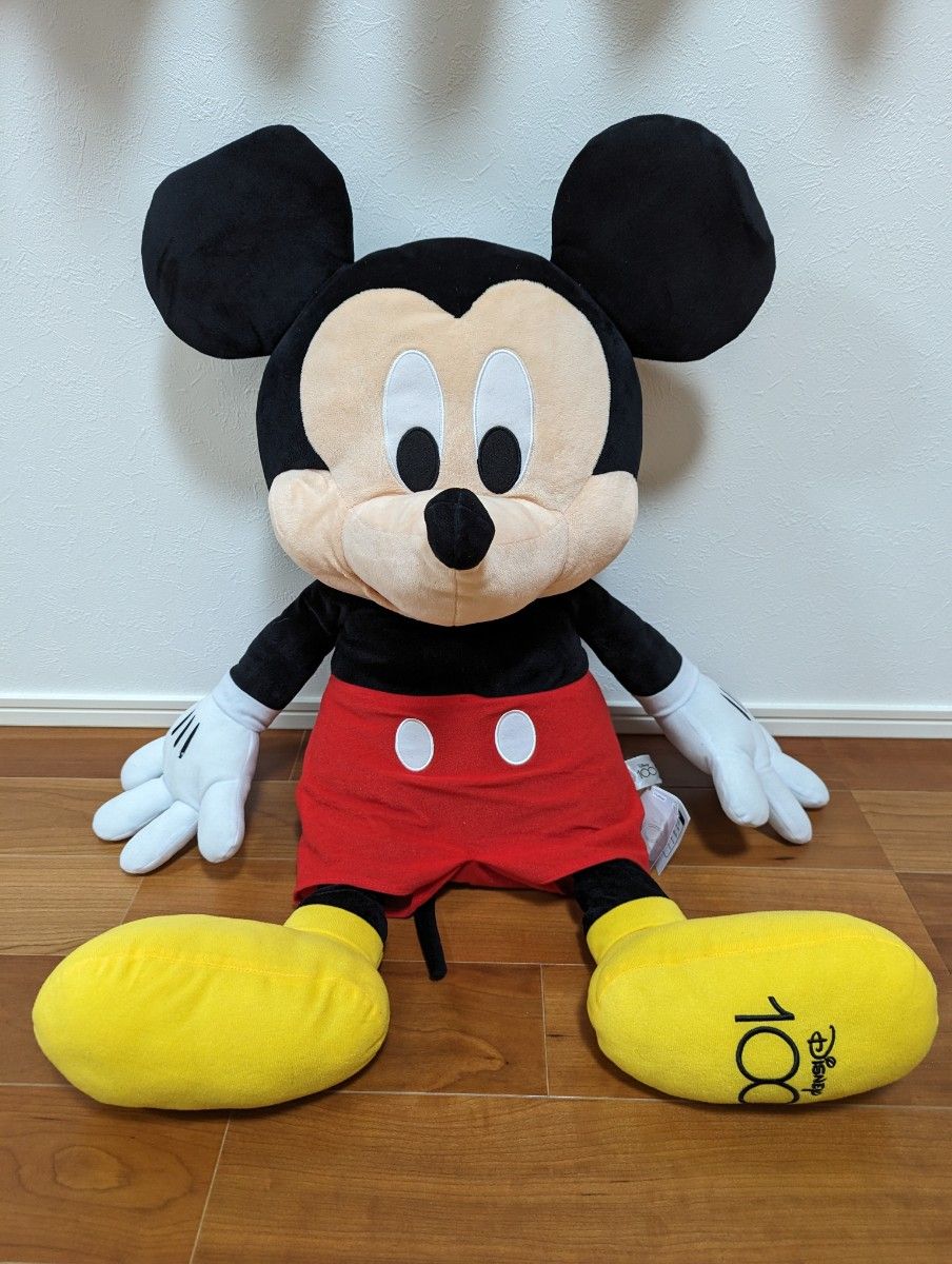ミッキーマウス 超BIGぬいぐるみ 100周年 セット ディズニー 未 ミッキーマウス 超BIGぬいぐるみ 100周年 セット ディズニー 未
