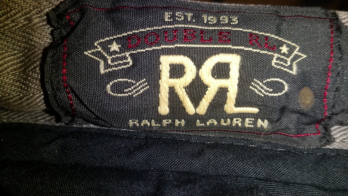 RRL Ralph Lauren ラルフローレン キャップ キャスケット 汚れ ダメージ 加工 レトロ ビンテージ