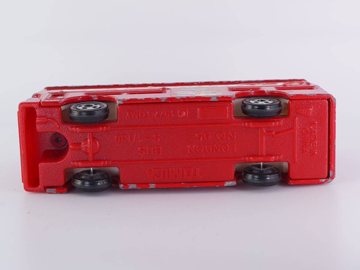 トミカ ロンドンバス 1988年No.95 　《ミニカー 車 自動車 おもちゃ 子供 レア 絶版 まとめ 大量 セット》_画像3